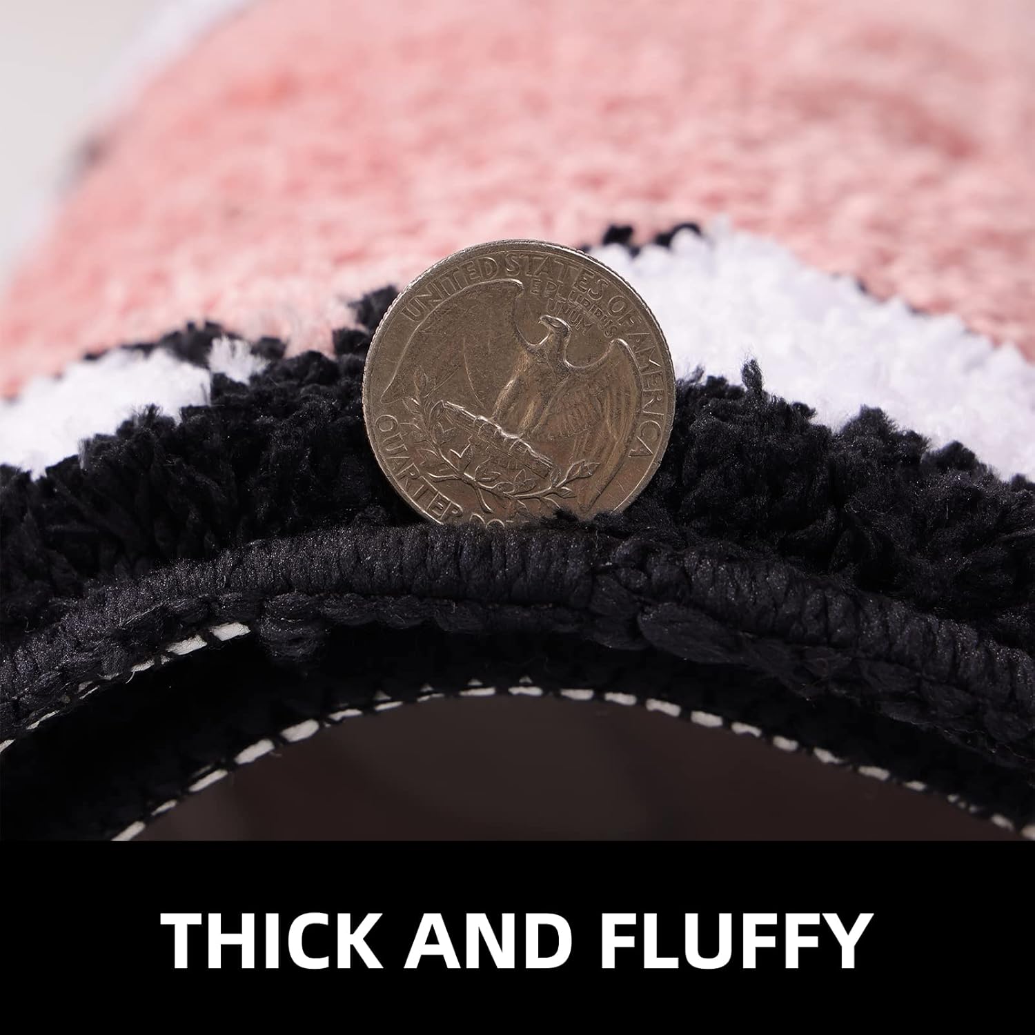 TRUEDAYS Bathroom Rug Bath Mat Shark Shaped Non Slip Bath Rug